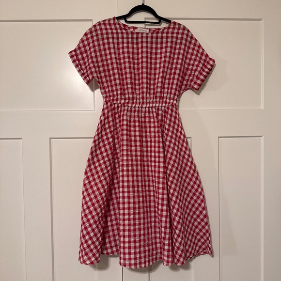 Piper and Scoot Ces Femme Gingham Picnic Sundress - Picture 1 of 1